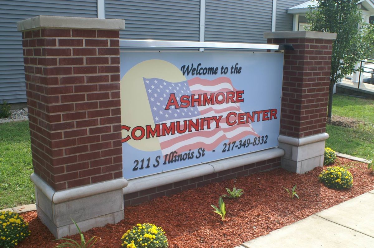 community center sign