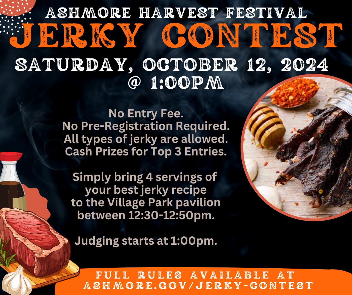 Jerky Contest - Saturday October 12 at 1 o'clock