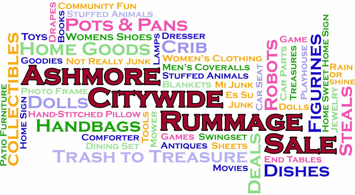 Ashmore citywide rummage sale logo