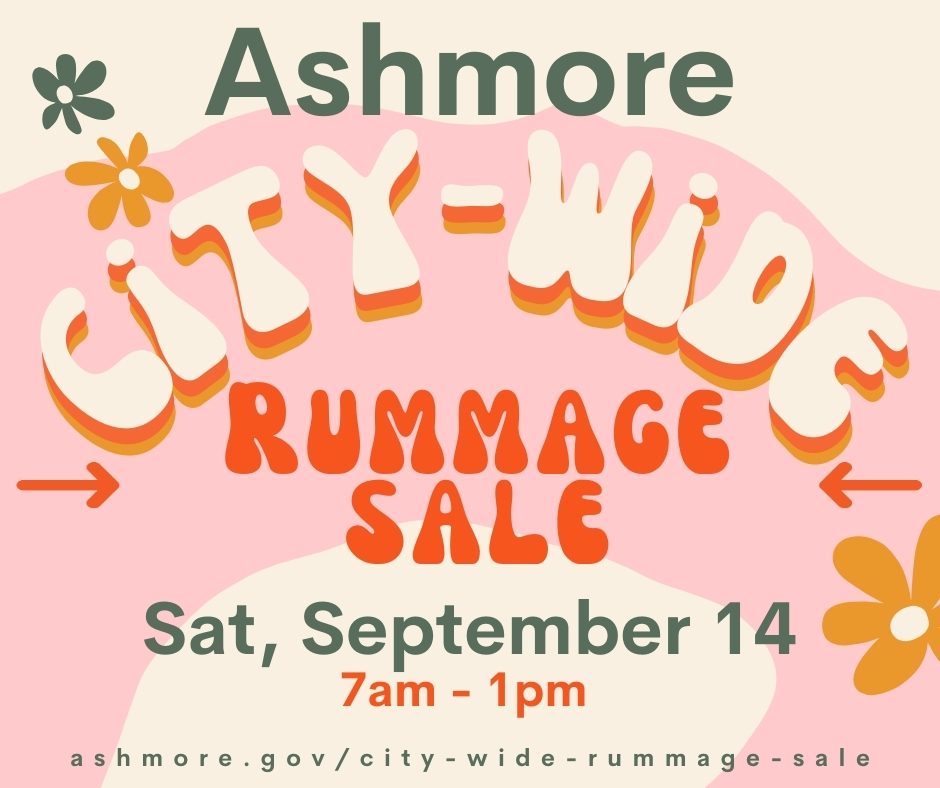 City Wide Rummage sale will be Saturday September 14 7am to 1pm